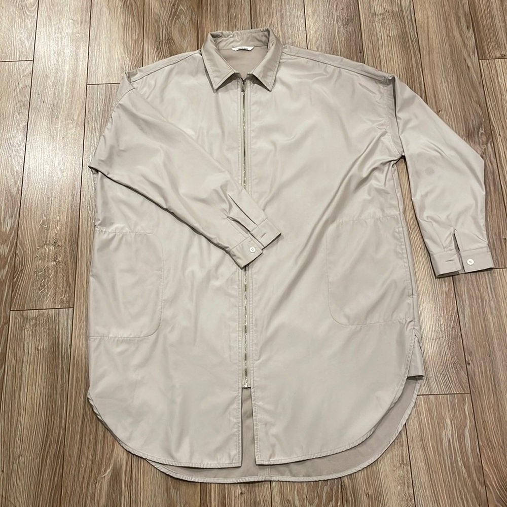 2/$15 Beige oversized jacket